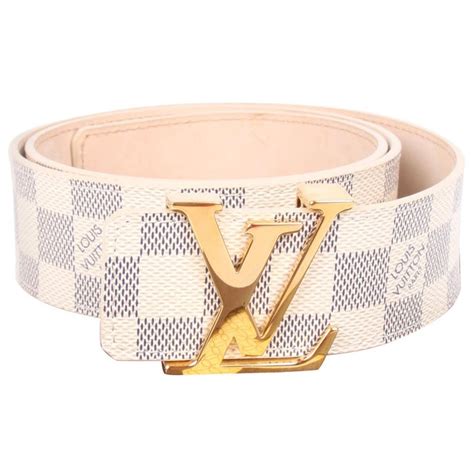 blue and white louis vuitton belt|Louis Vuitton blue damier belt.